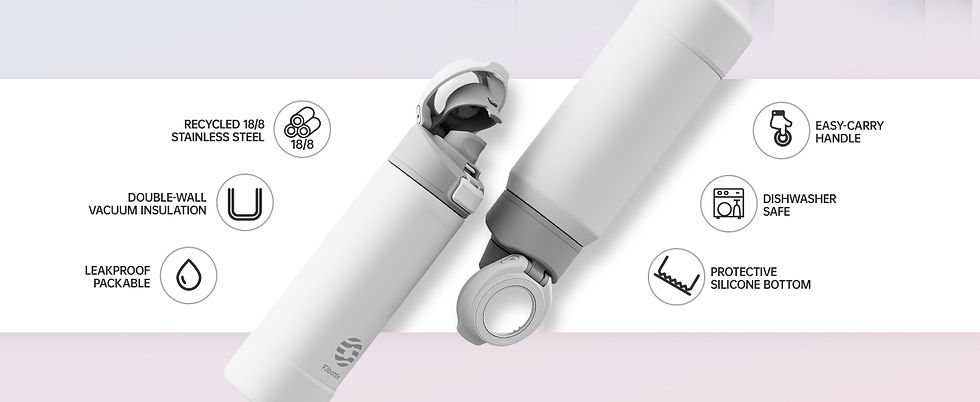 Thumbnail: Fjbottle Magnetic Thermos Stainless Steel Sports Water Bottle with Magnetic Phon