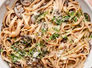 Blue Oyster Mushroom Pasta.