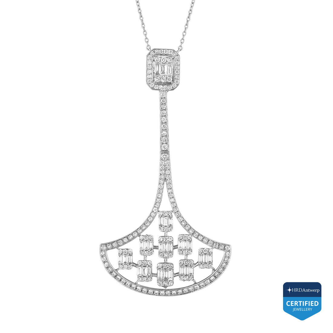 1,90 Karat Pırlanta Kolye - PW00009