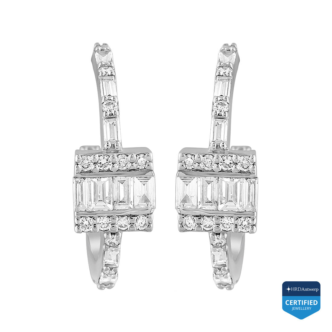1.11 Carat Diamond Earrings - EW00018