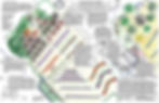 Hand-drawn permaculture design plan for the One Song Collective property at 2610 Scotch Line Rd in Perth, Ontario