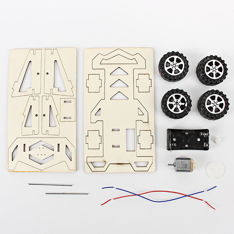 Thumbnail: Electric Motor Toy Car Craft Kit for Students