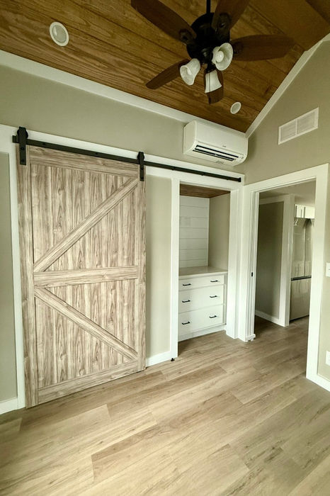 Clayton Coldwater master closet and storage.