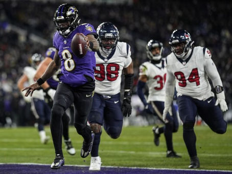 Houston Falls to Baltimore 34-10 as Ravens Get One Step Closer