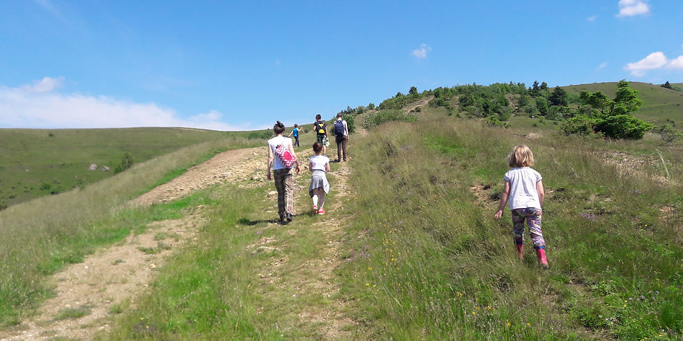 Ausflug mit den Kindern im Freiwilligeneinsatz in Rumänien