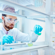 Man in lab