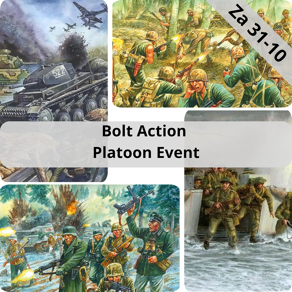 Bolt Action Platoon Event