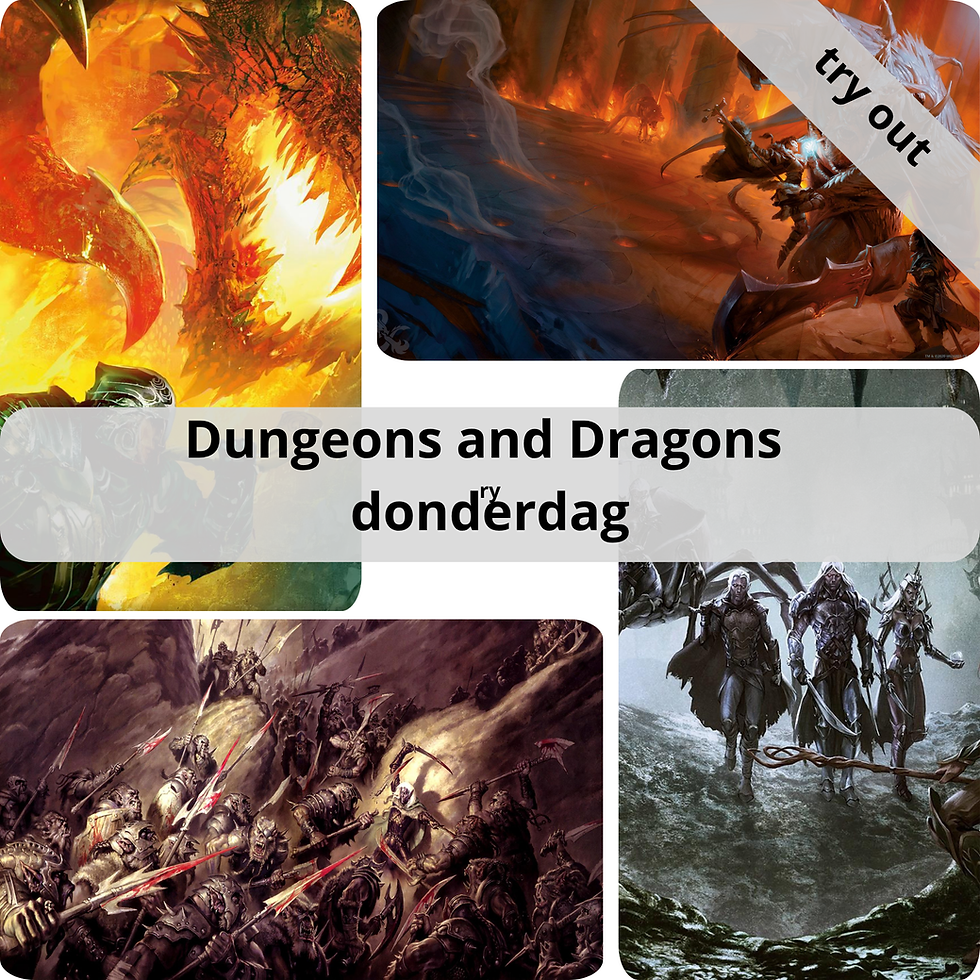 Dungeons and Dragons donderdag