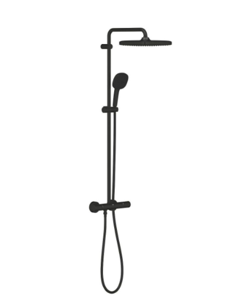 Küçük resim: Grohe Tempesta System 250 Cube Duvara Monte Termostatik Bataryalı Duş Sistemi