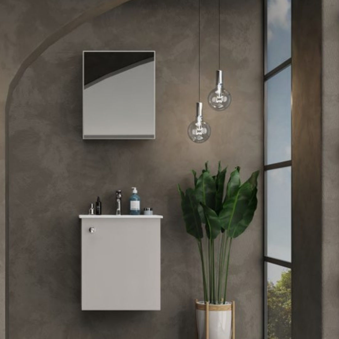 West Maya Banyo Mobilyası Alt ve Üst Dolabı