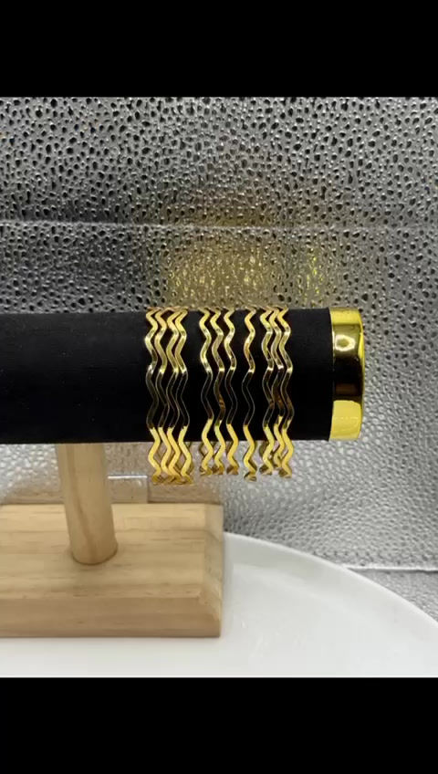 Küçük resim: Zerra Bella-Zikzak Ajda Bilezik Kuyumcu Model