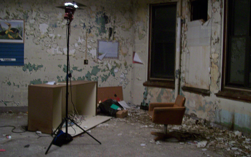 interior ruins of the Essex County Hospital in New Jersey - photo by KilmerMedia