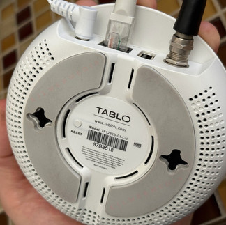 the bottom of a Tablo TV streaming device - photo by KilmerMedia