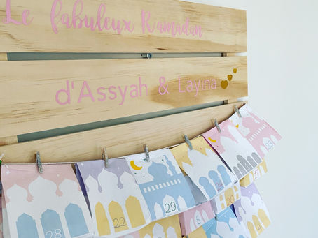 Calendrier spécial Ramadan pour enfants - Tutoriel détaillé