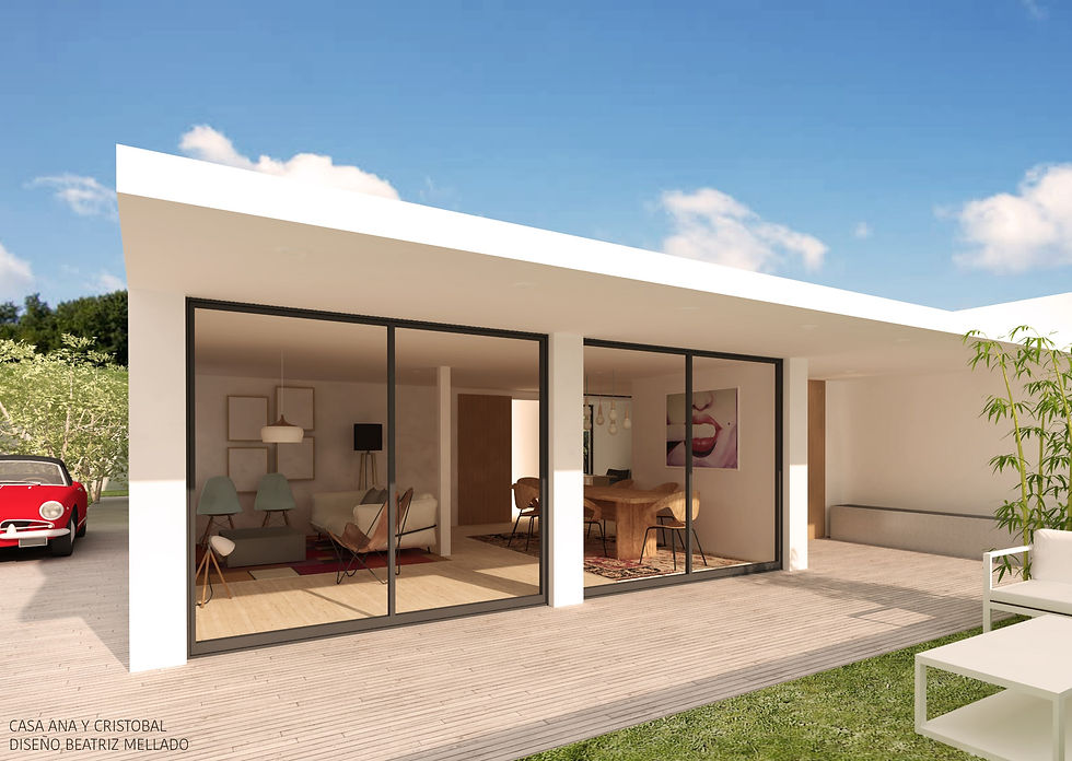 Porche y decoración vivienda