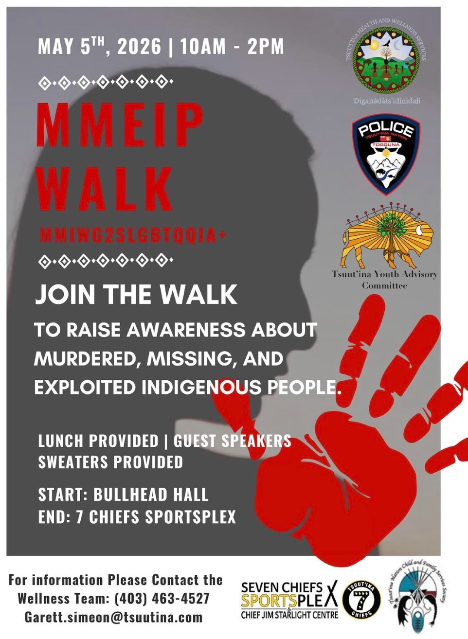 MMEIP Walk at Tsuut' ina Nation