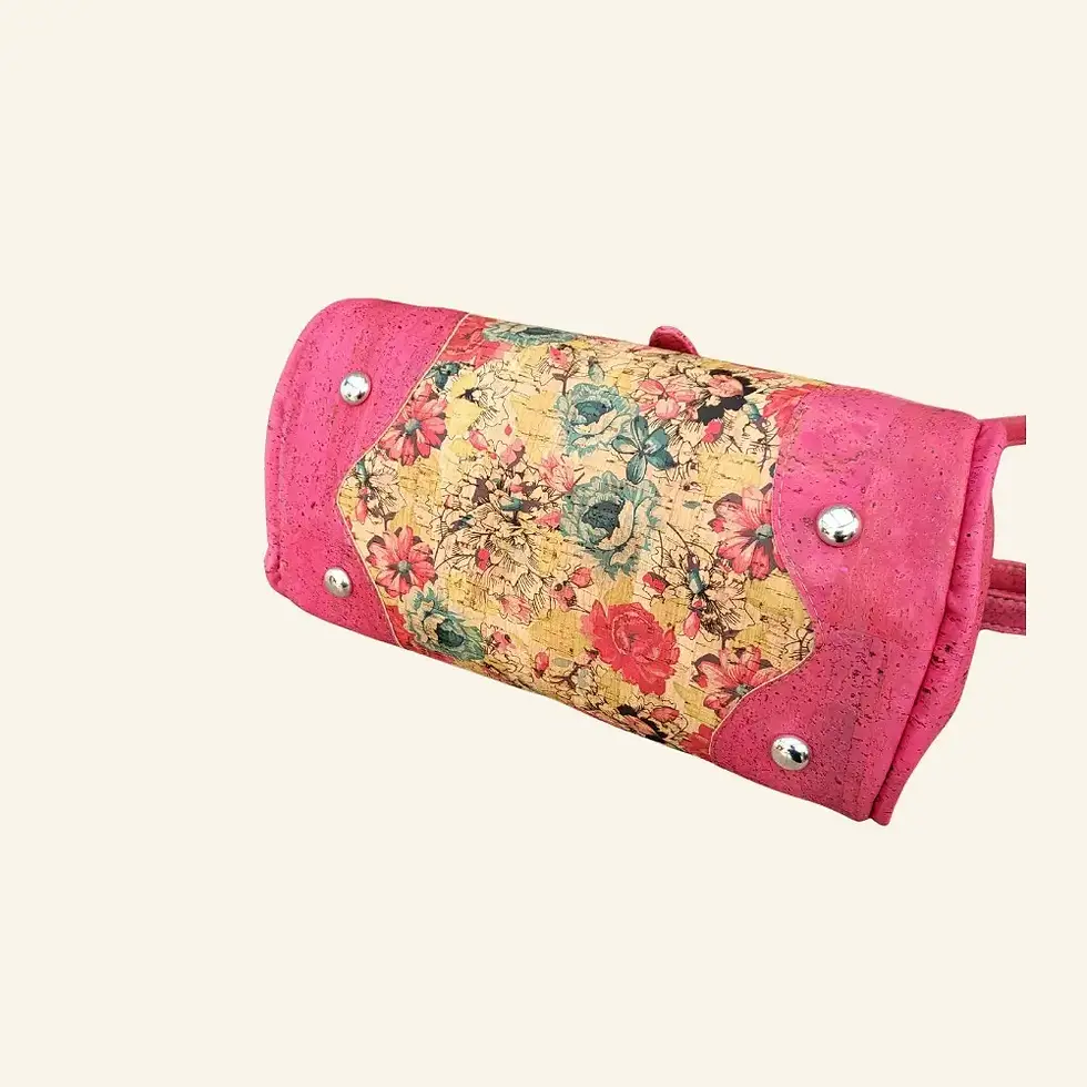 Thumbnail: Kleine dokterstas roze kurk onderkant