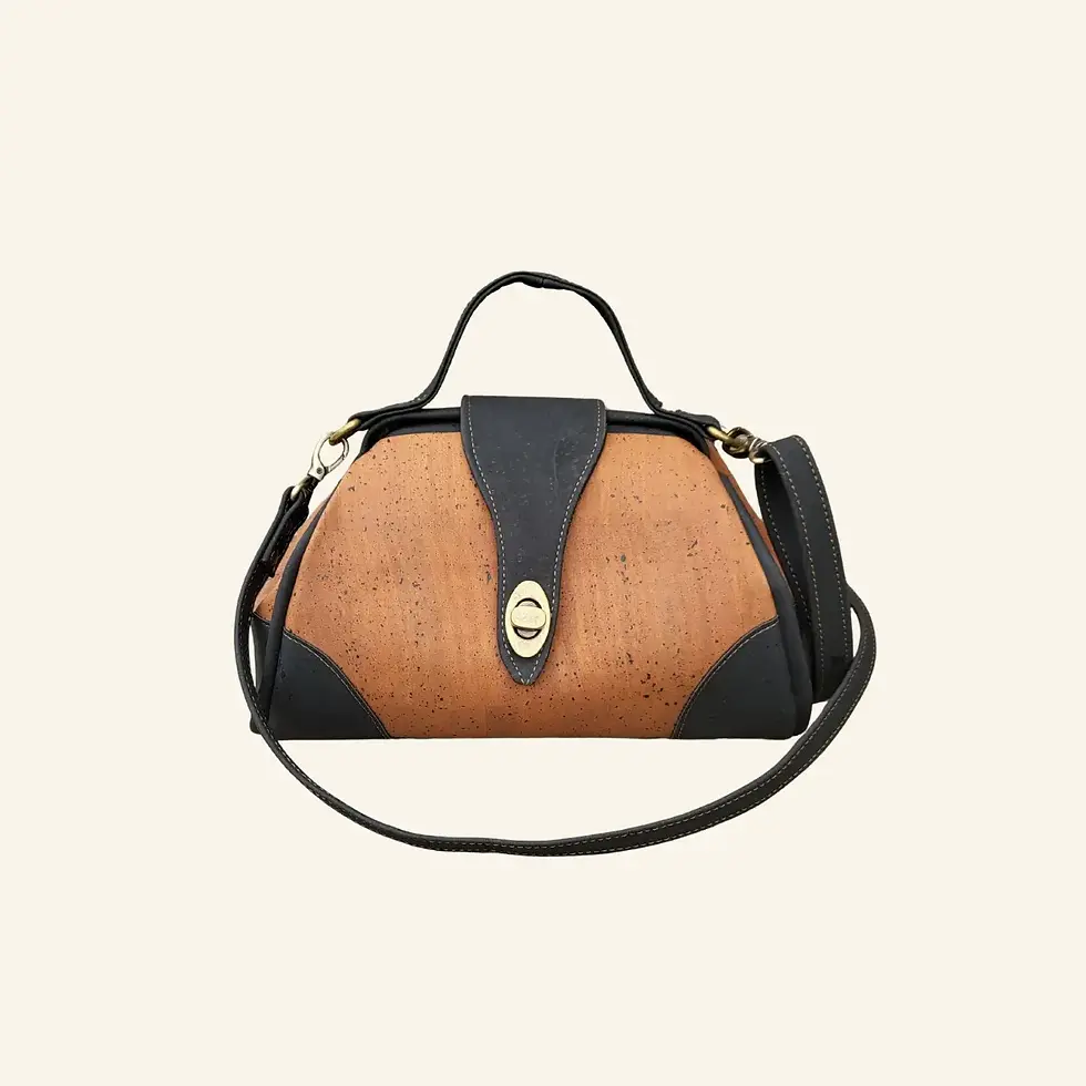 Thumbnail: Klein dokterstas dames terracotta voorkant