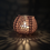 Thumbnail: Glass Candle Holder - Antique Pink