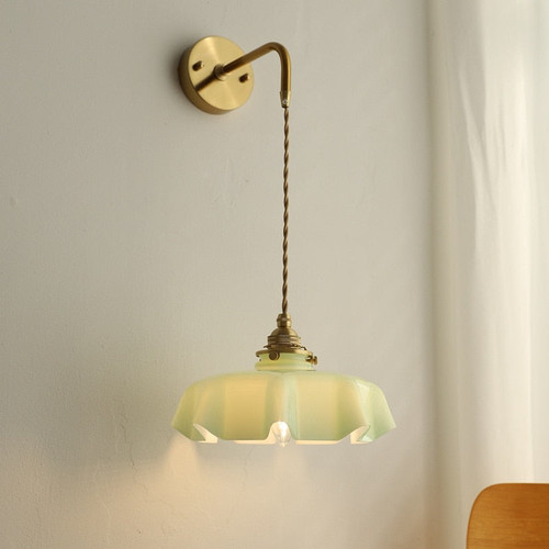 Modern Glass Lampshade Wall Lamp Nata