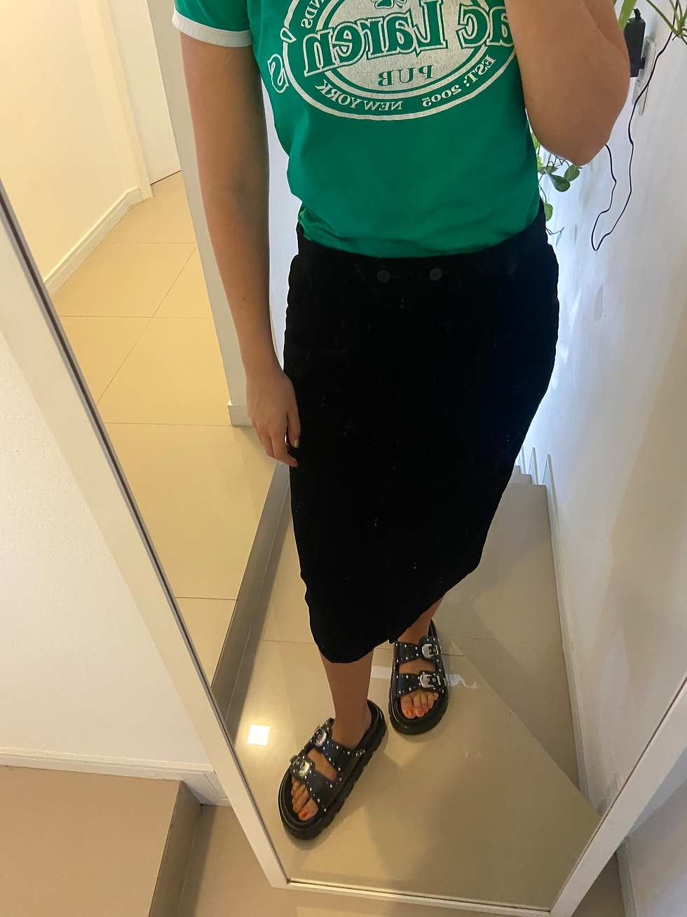 Saia Veludo Preto | TAM 42