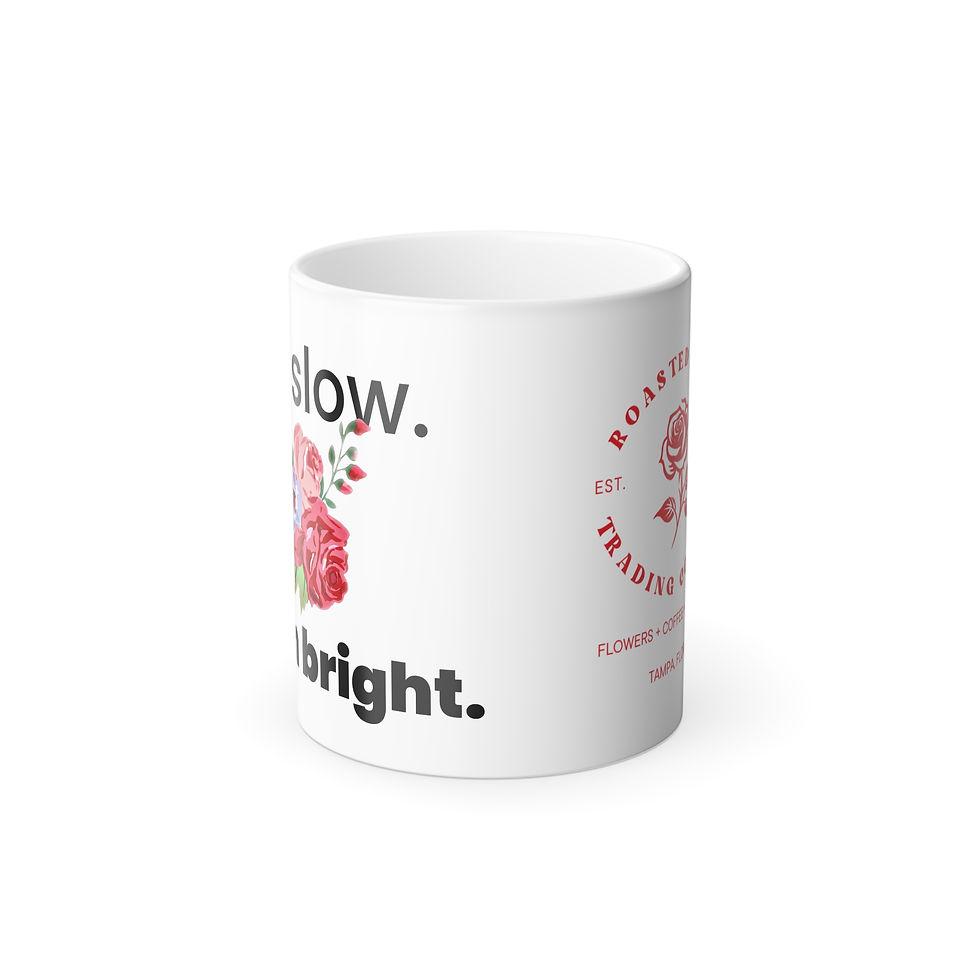 Thumbnail: Color-Changing Mug – Sip Slow. Bloom Bright. | Gift for Coffee + Tea Lovers