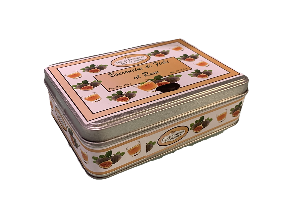 Bocconcini di fichi al rhum con cioccolato