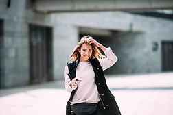 Smiling Woman Outdoors