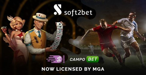 Soft2Bets CampoBet And YoYoCasino Obtain MGA License