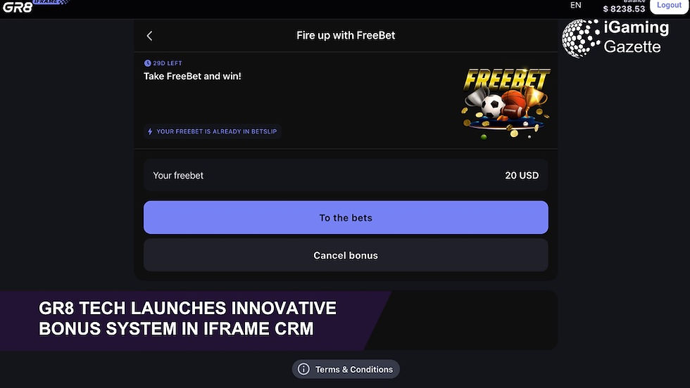GR8 Tech Launches Innovative Bonus System In iFrame CRM