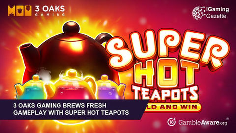 3 Oaks Gaming Brews Fresh Gameplay With Super Hot Teapots