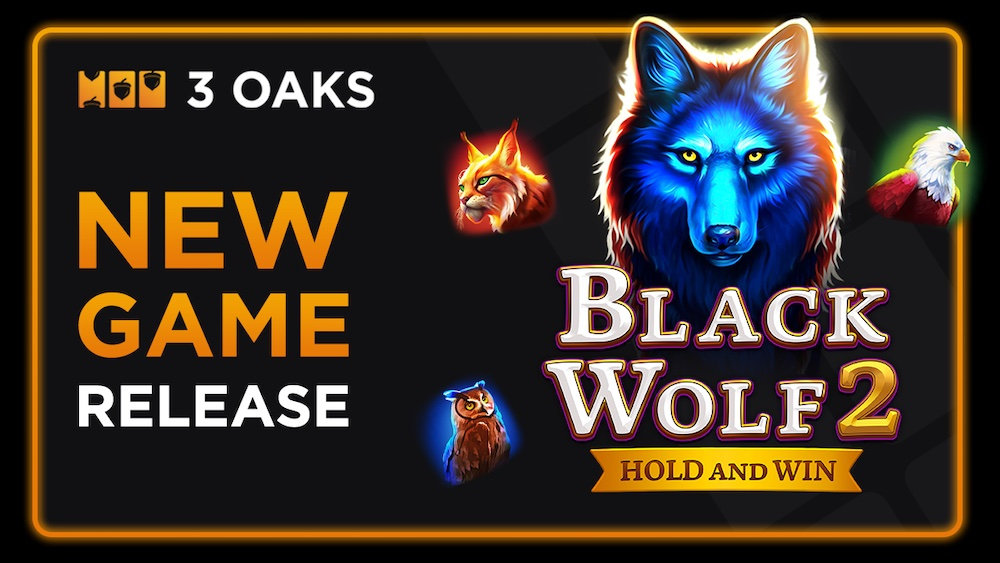 Black Wolf From The 3 Oaks Gaming