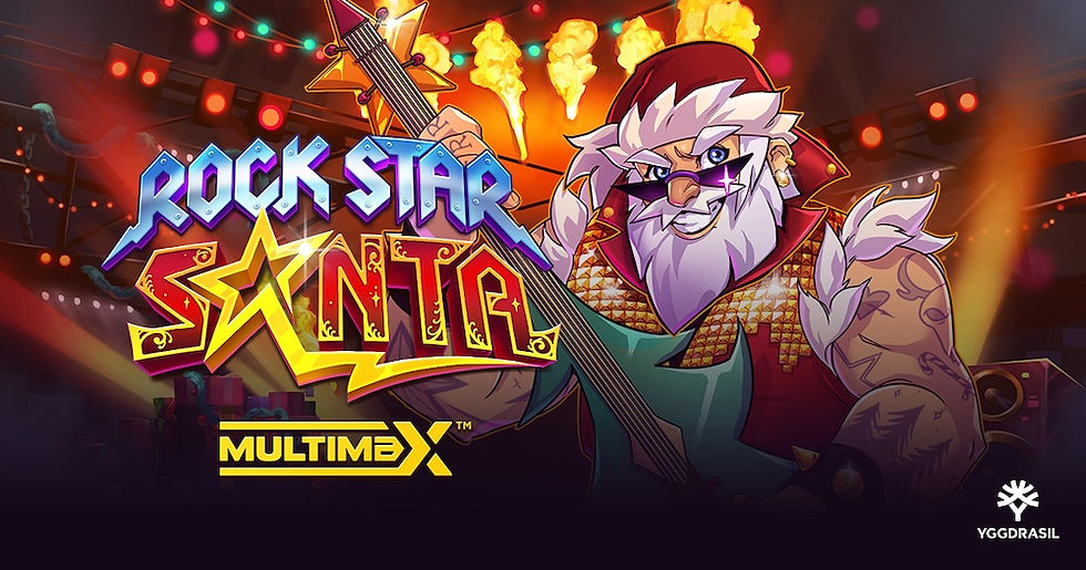 Yggdrasil Unleashes Rock Star Santa MultiMax™ For A Rockin' Christmas Bash