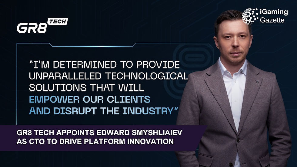 GR8 Tech Appoints Edward Smyshliaiev As CTO To Drive Platform Innovation