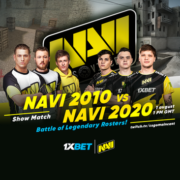 Markeloff vs S1mple: NAVI and 1xBet are about to bring us the clash of Counter-Strike titans