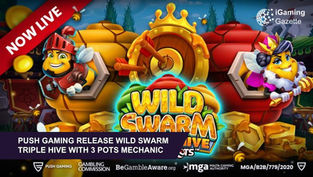 Push Gaming Release Wild Swarm Triple Hive With 3 Pots Mechanic