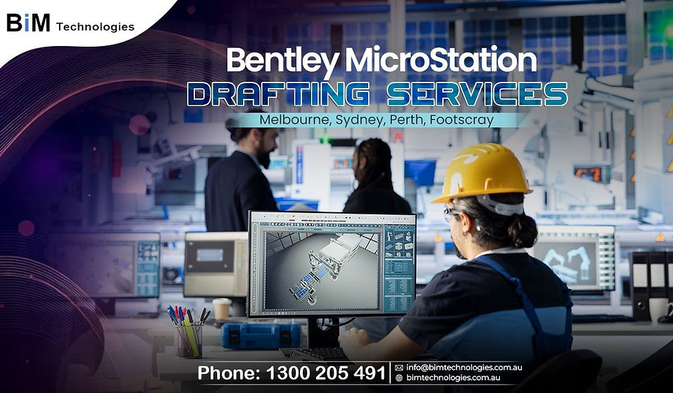 Bentley MicroStation drafting services Melbourne,Sydney-bimtech