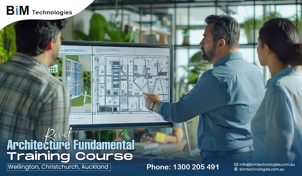 Join our comprehensive revit architecture training course in Wellington, Christchurch. Master the fundamentals of revit,enhance your architectural skills-bimtech