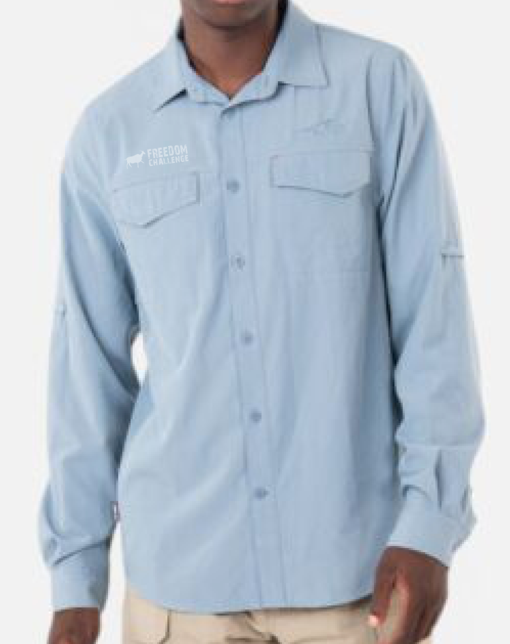 Men's Nueva Long Sleeve Shirt (Blue)