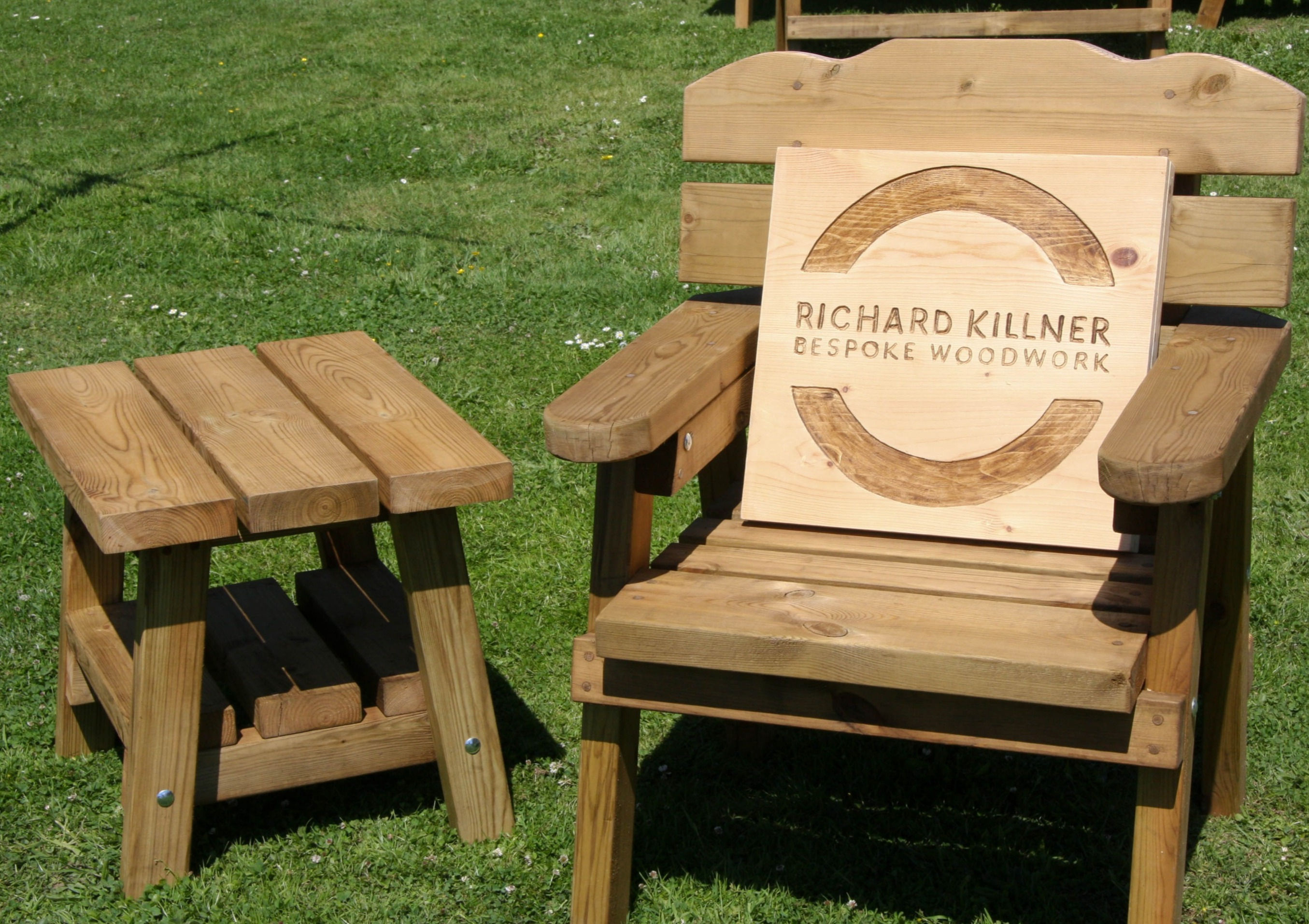 Garden chair and table