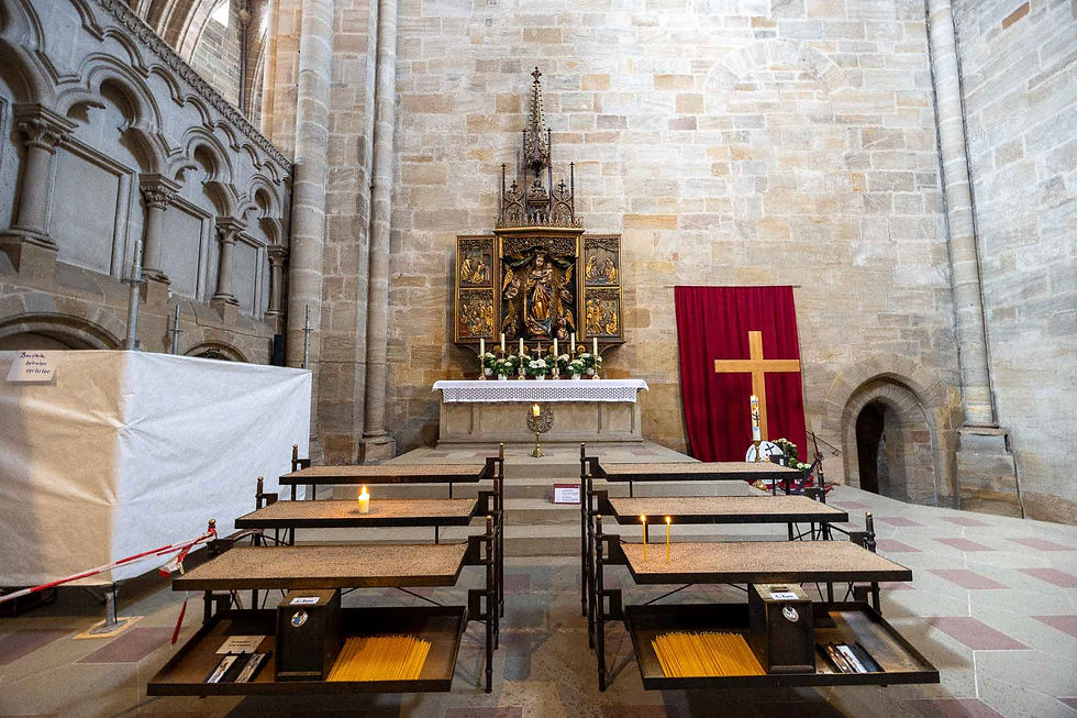 Inside the Bamberg Cathedral