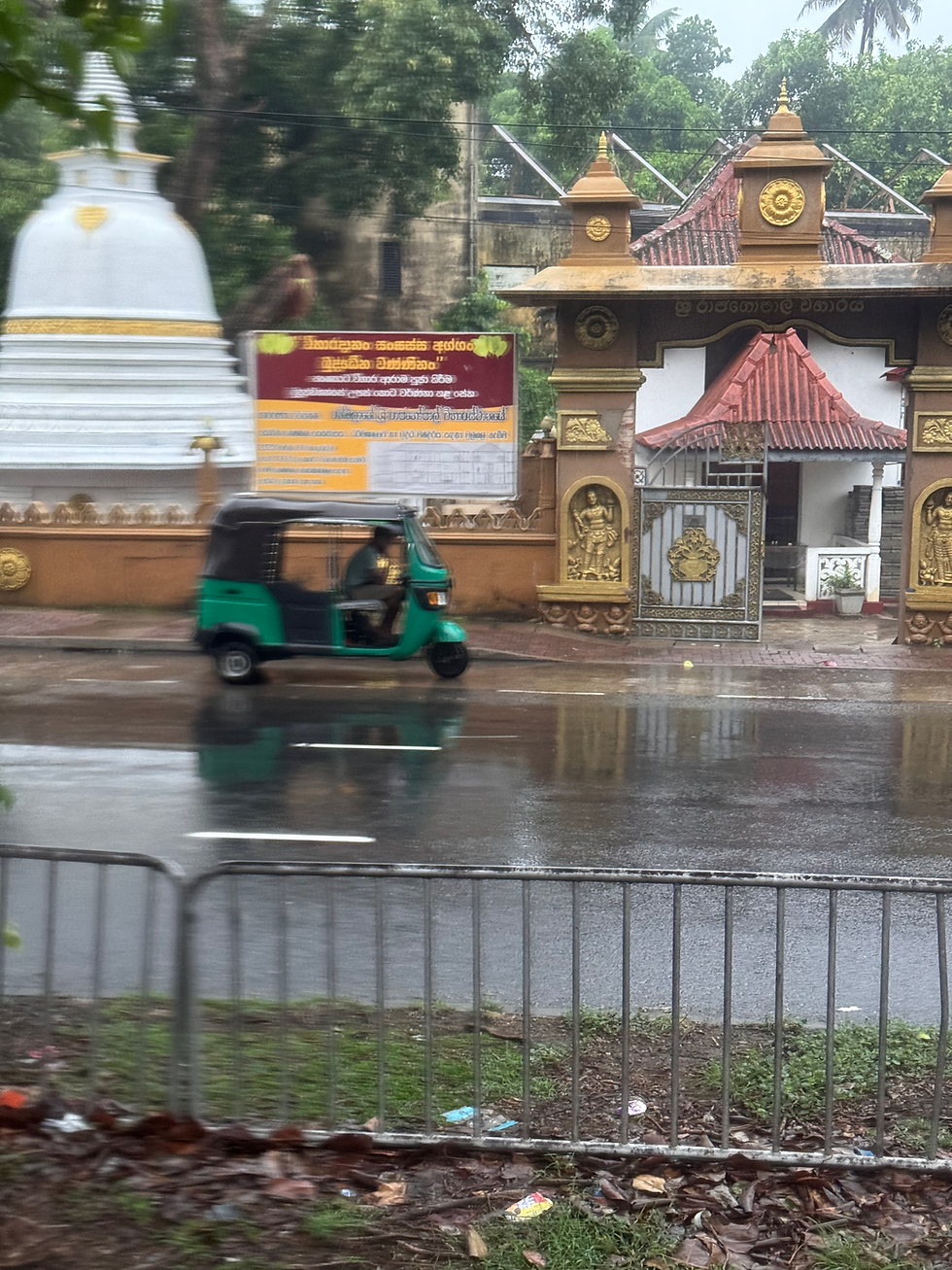 Tuk Tuk - there are loads of them on the streets, more than cars.