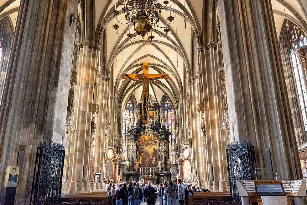Inside St Stephen's Cathedral