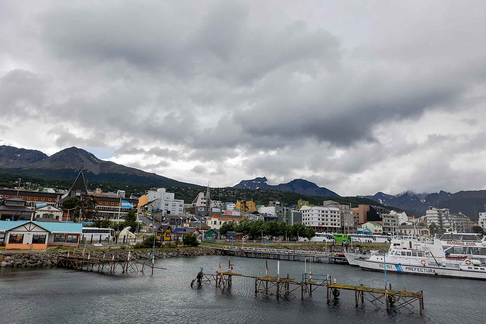 Ushuaia and the port