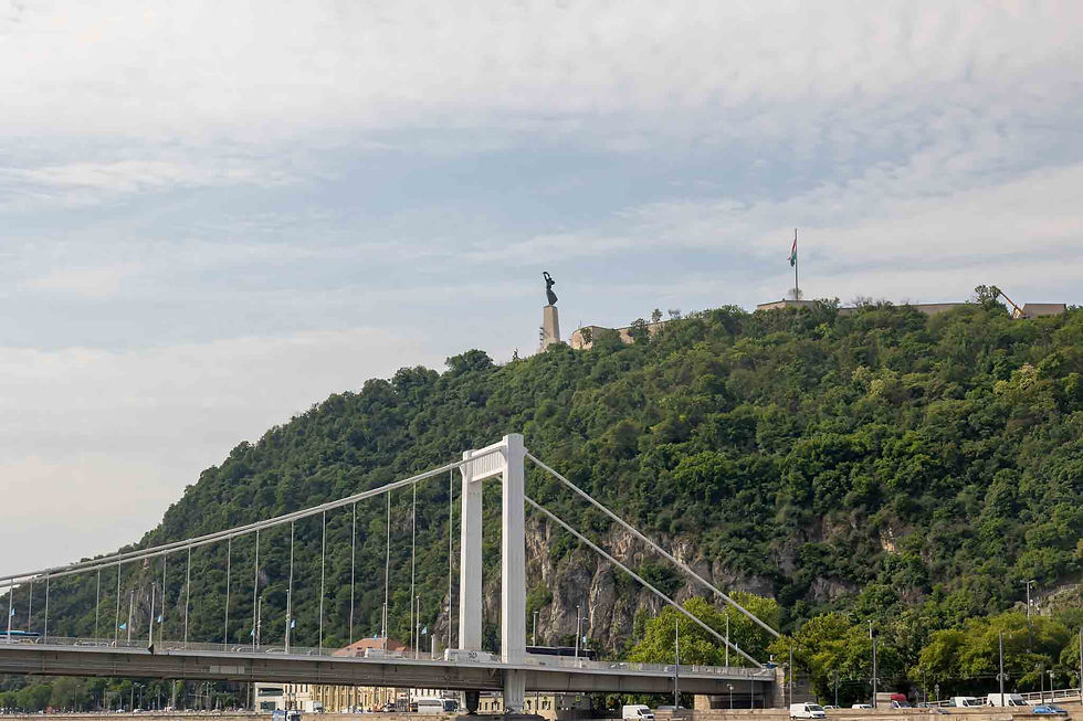 Liberty Statue above the Margaret Bridge