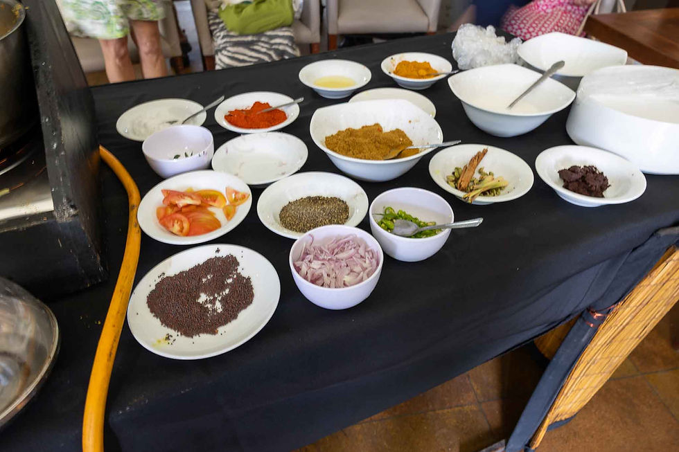 This was most of the spices that they used 