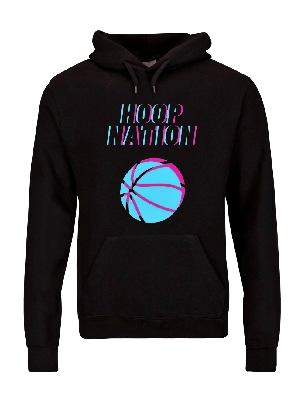 Miami Vice Colourway Large Logo Black Hoody