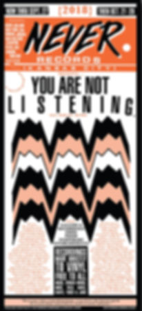 Never Records Kansas City limited Edition Risograph Print
