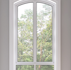 Fenêtre uPVC blanc avec VST Portes & Fenêtres Laurentiennes