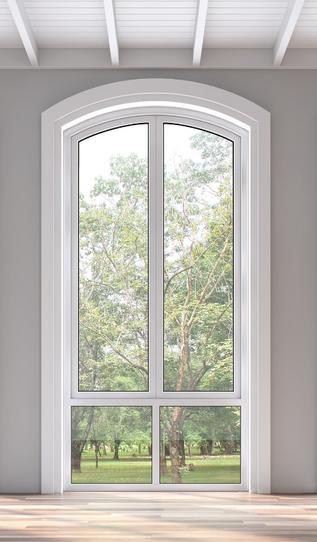 Fenêtre uPVC blanc avec VST Portes & Fenêtres Laurentiennes